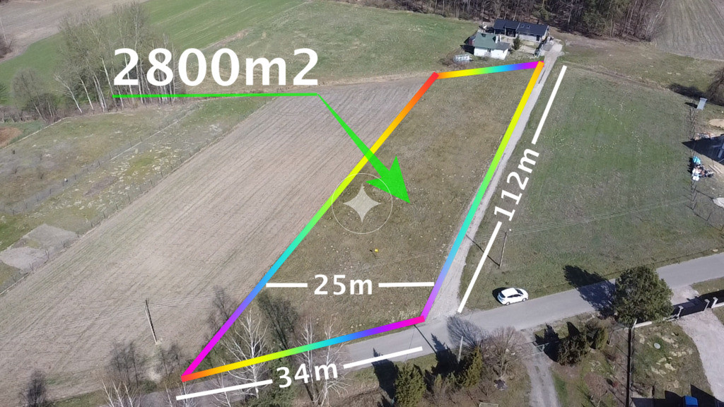 Działka 2800m2 Białki gm.Tłuszcz
