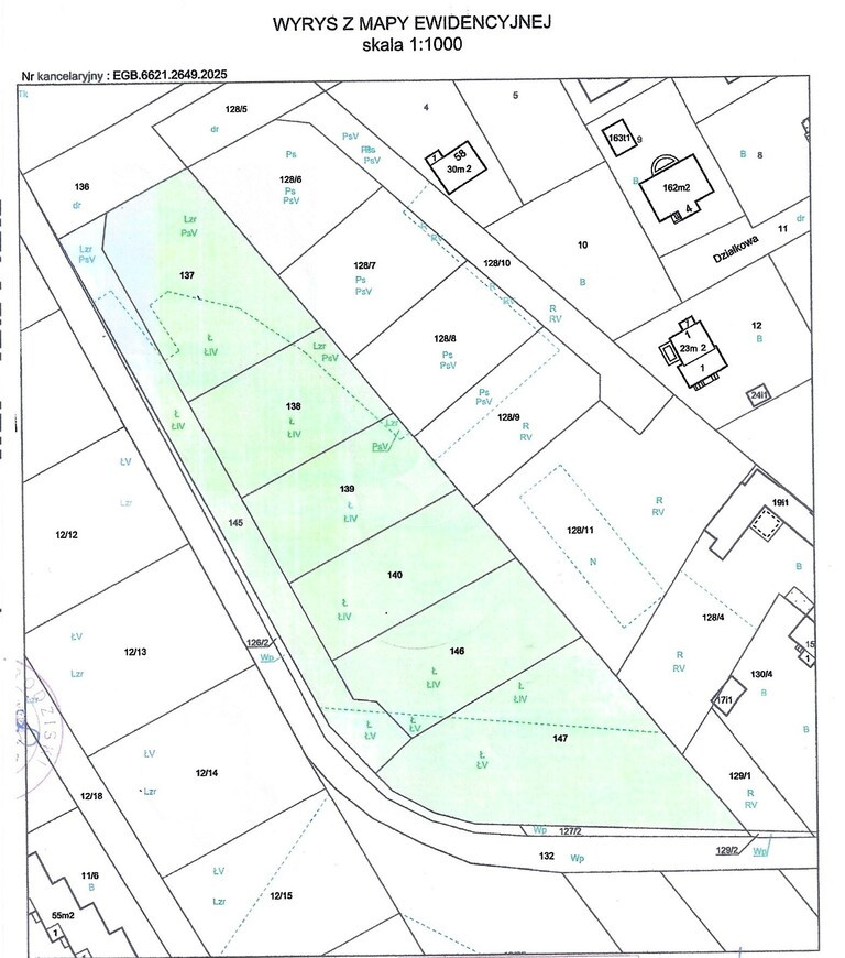 Działka 1000m2 w Milanówku