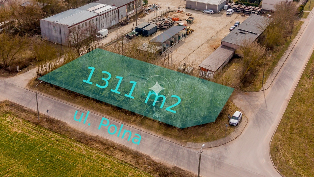 Grunt inwestycyjny 1311 m² | usługi / magazyn
