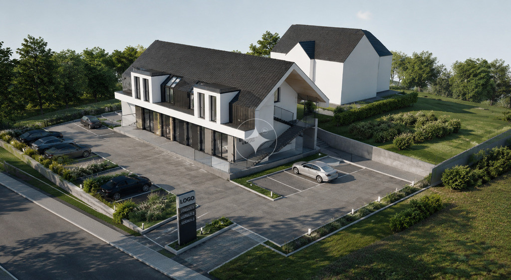 Działka 8a/inwestycyjna z projektem - biura/usługi