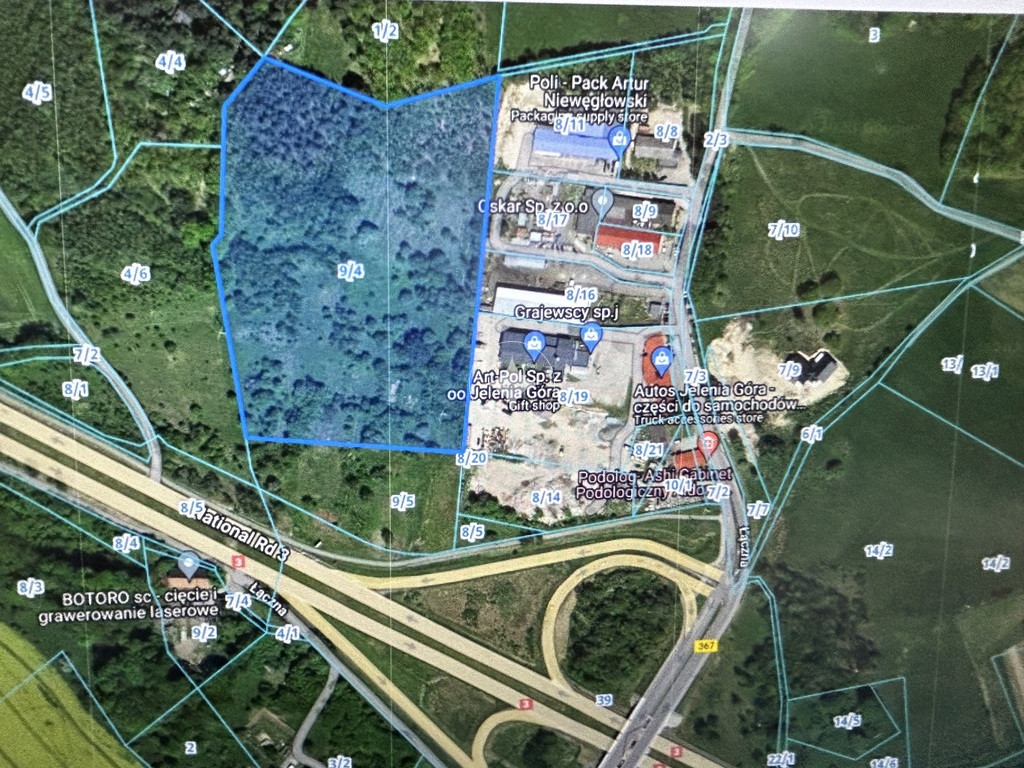 Produkcyjno-komercyjna działka  Jelenia Góra 3,9ha