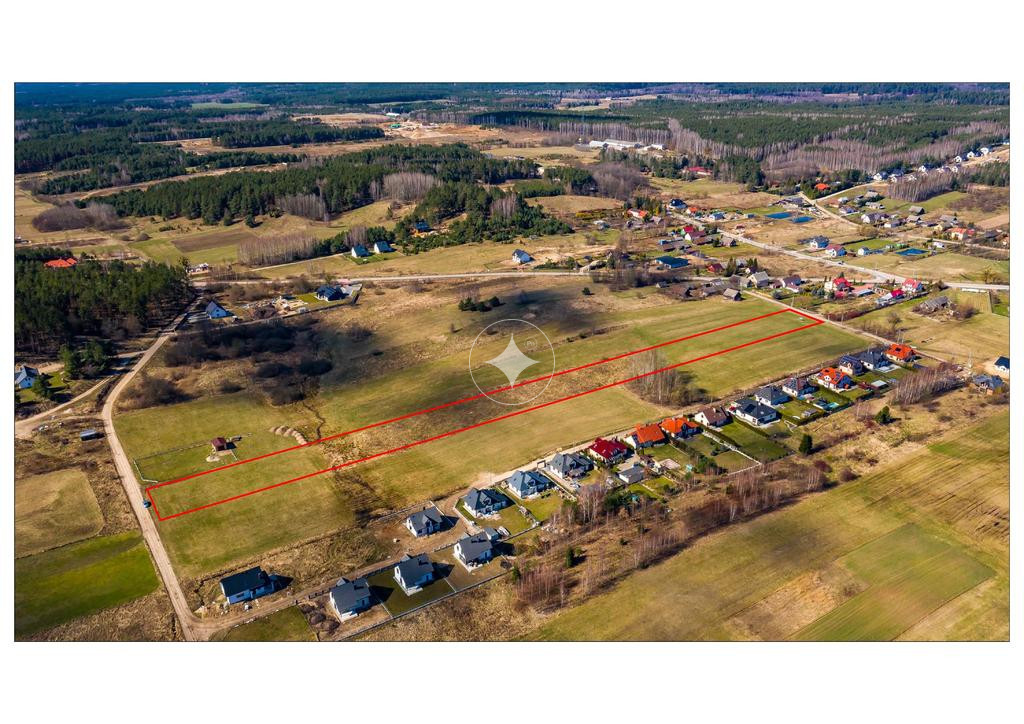 Malownicza działka budowla, Studzianki,  1010 m2