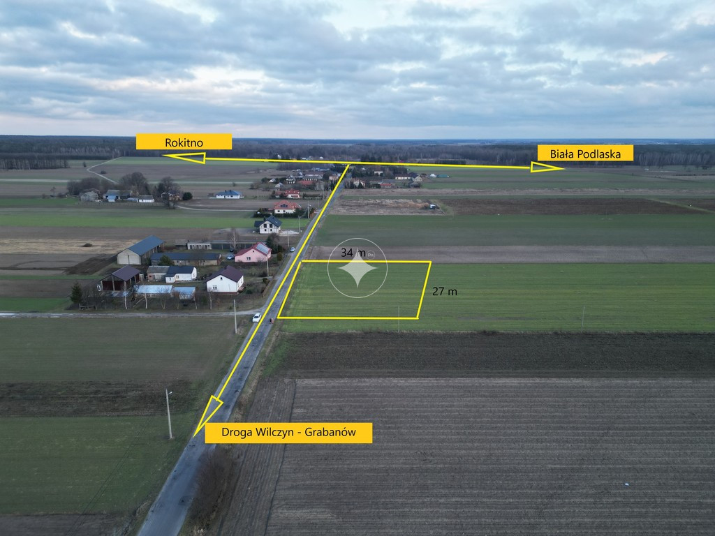 Działka budowlana w Julkowie 6km od Białej Podl.