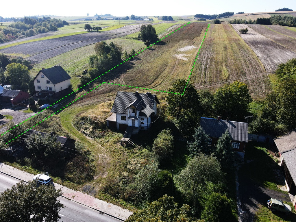 Nieruchomość przy trasie Wolbrom - Miechów