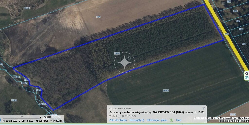 Las 2,9 ha nad rzeką, gm. Szczuczyn