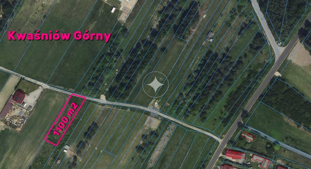 Działka budowlana Kwaśniów Górny
