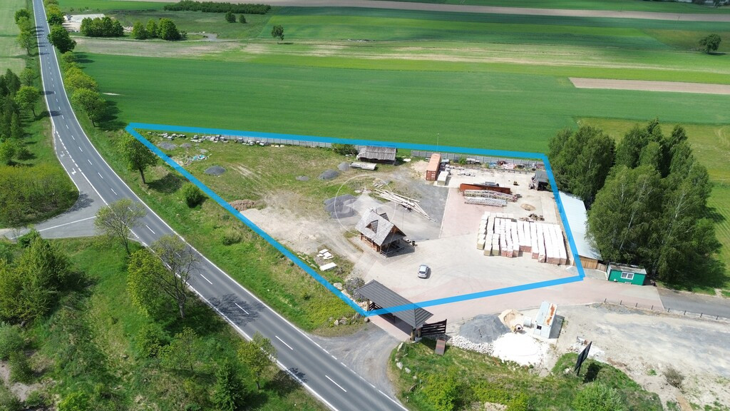 Działka  mieszkaniowo - usługowa w Brzeźniku