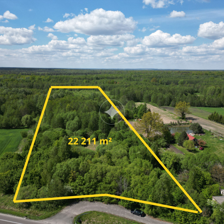 Atrakcyjna działka 22 211 m² – Ludwinów