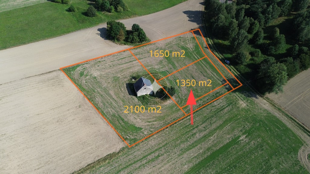 Działka budowlana  o pow.1310 m2 w Suszkach