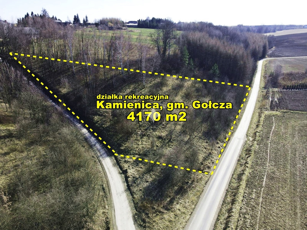 Działka rekreacyjna, Kamienica gm. Gołcza