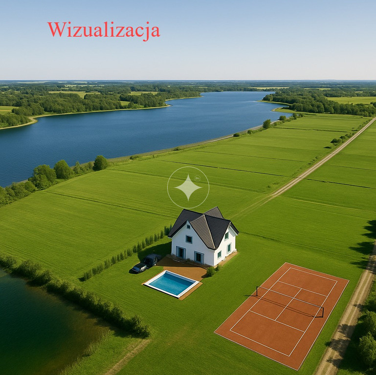 Działka budowlana nad jeziorem Juksty, Mrągowo