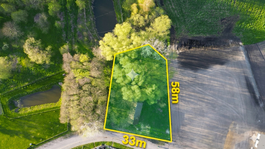 Piękna działka 1801m2-Pniówno gm. Wierzbica