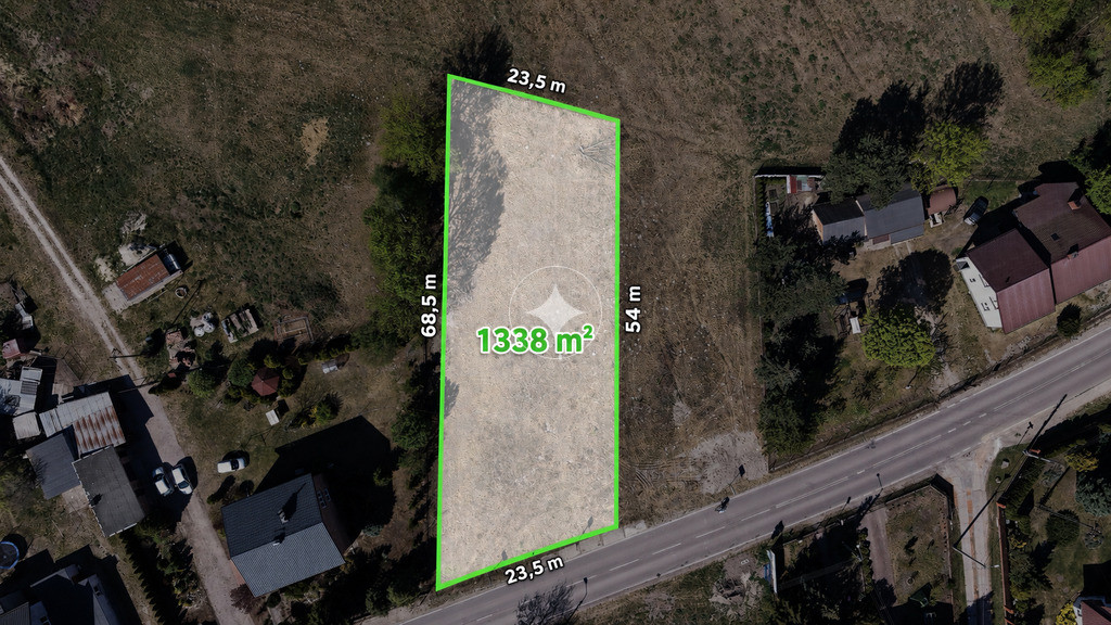 Gotowa pod budowę | MPZP | 1338 m²