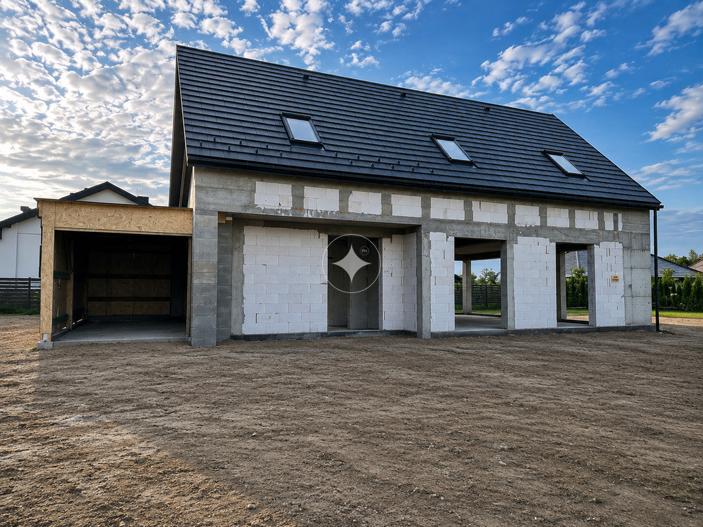 Dom - nowoczesna stodoła z wiatą/160m2/Cianowice