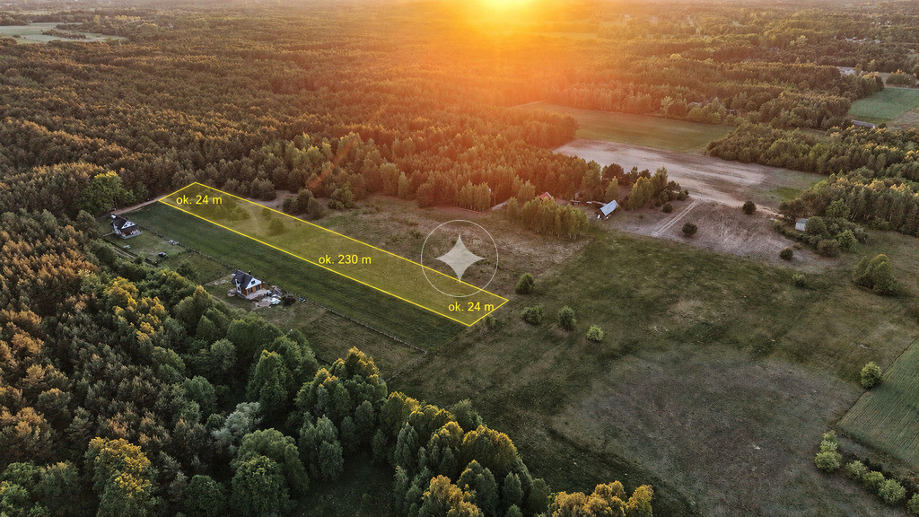 Działka 5400 m² z WZ | Chrzczanka
