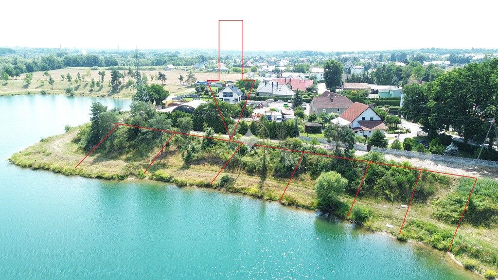 Działki nad jeziorem blisko Bolesławca