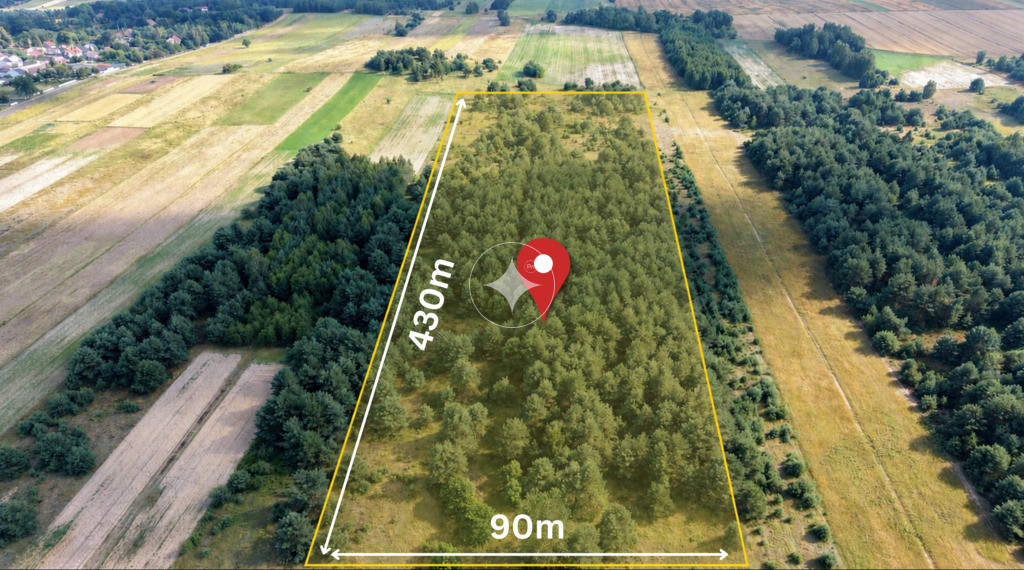 Działka na Jurze 3,86 ha | Czepurka gm. Janów