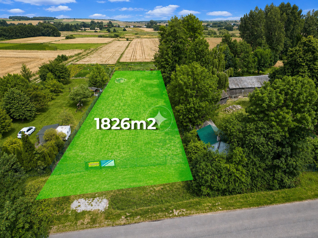 Działka 1826 m² z warunkami zabudowy | Nowosiółki