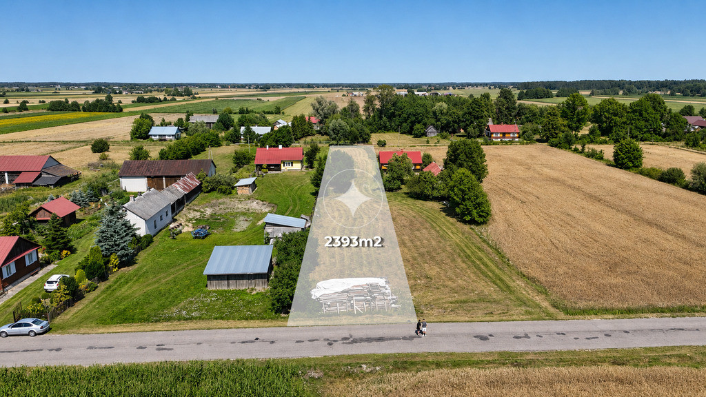 Działka budowlano-rolna 2391 m² – Stasiówka