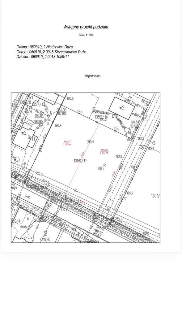 Działka budowlana 11,56 a | MPZP | Strzeszkowice