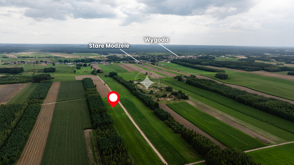 Działki z warunkami zabudowy w Starych Modzelach!
