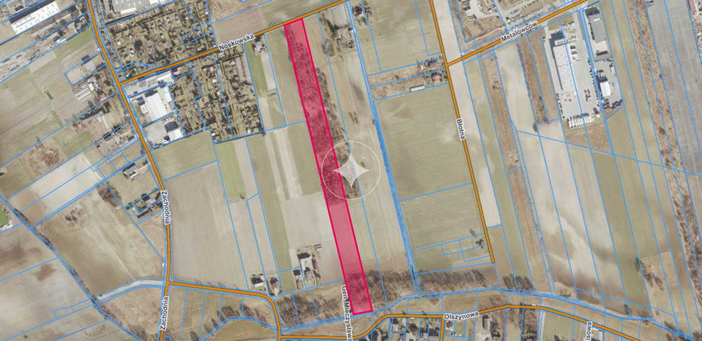 Działka Inwestycyjna Mn - P/U ul. Noskowska 2,75ha