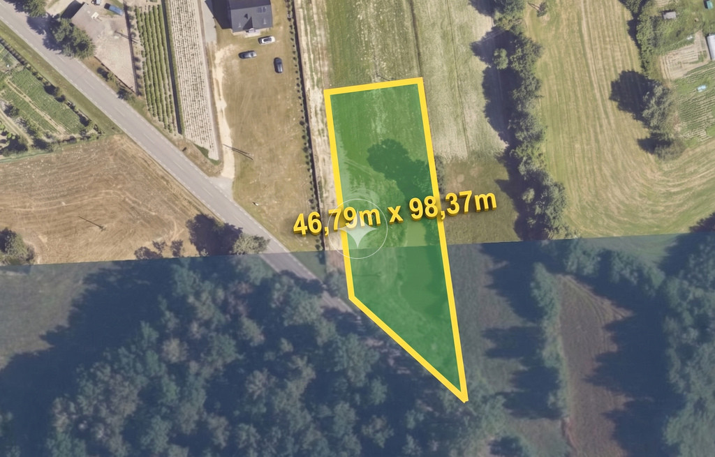 Działka ze stawem | 2412 m² | Aleksandrów