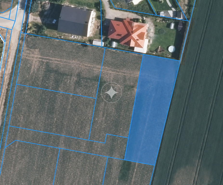 Działka budowlana 1000 m² – Tyniec Mały – 495 zł/