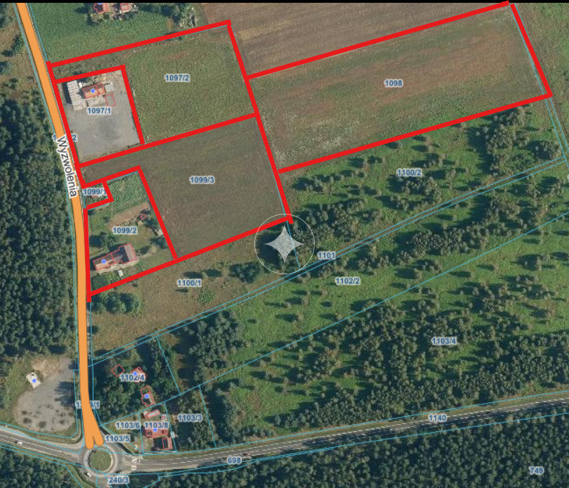 Tereny inwestycyjne 5,4 ha pod bazy, składy