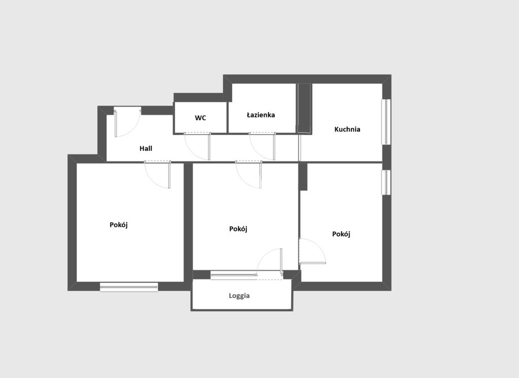 3 Pokoje Al. Stanów Zjednoczonych 56,28m2 ! RKM !
