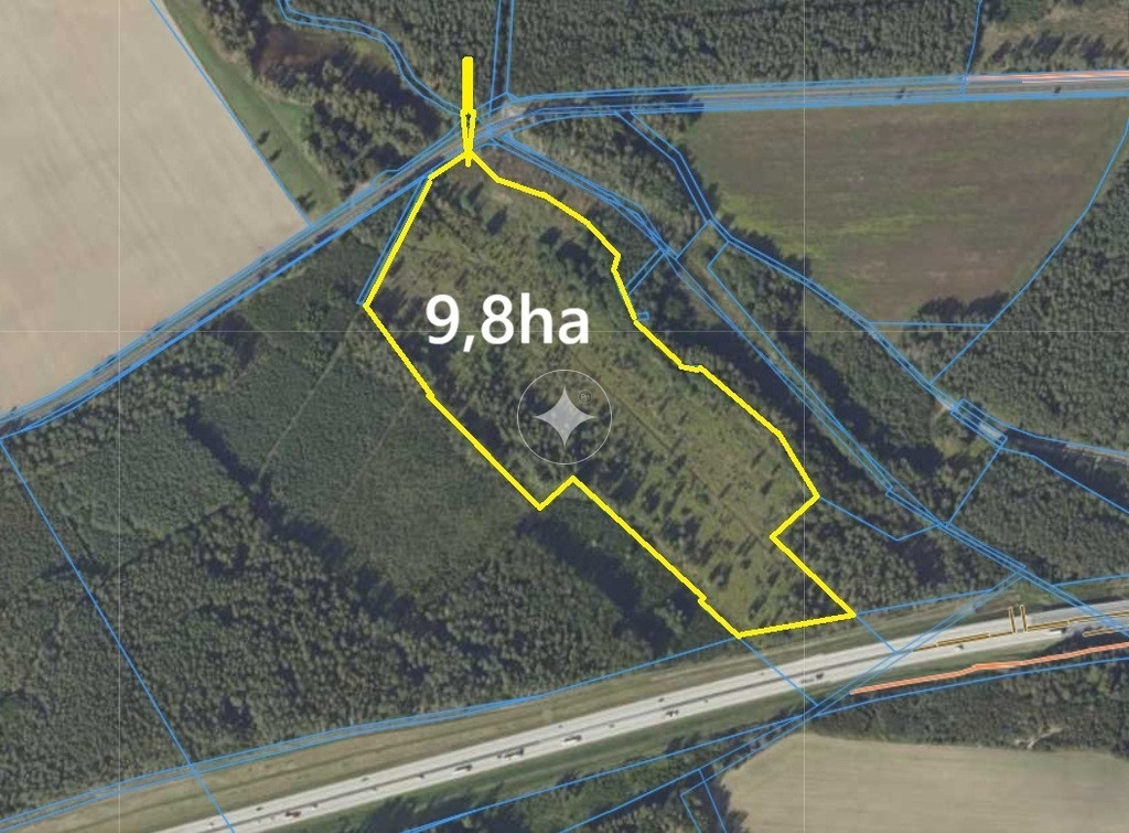 Działka przemysłowo-usługowa blisko A-4