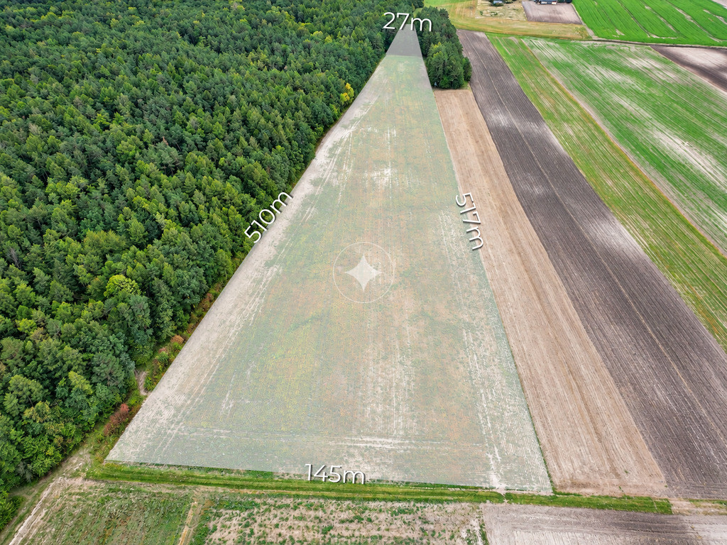 3,71 ha ziemi rolnej  część zalesiona | Depułtycze Królewskie