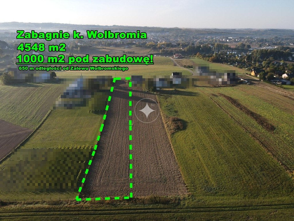 Działka budowlana koło Wolbromskiego Zalewu