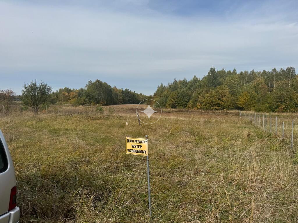 🌿 Skronina, gm. Białaczów – działka ze strumykiem. Piękno natury.