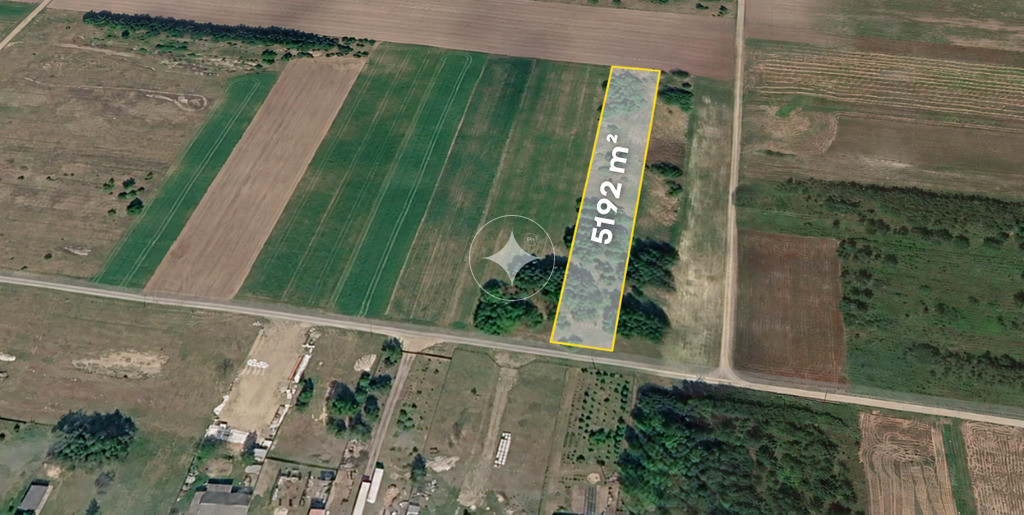 Działka budowlana 5192m² na Jurze, Wiercica gm Przyrów