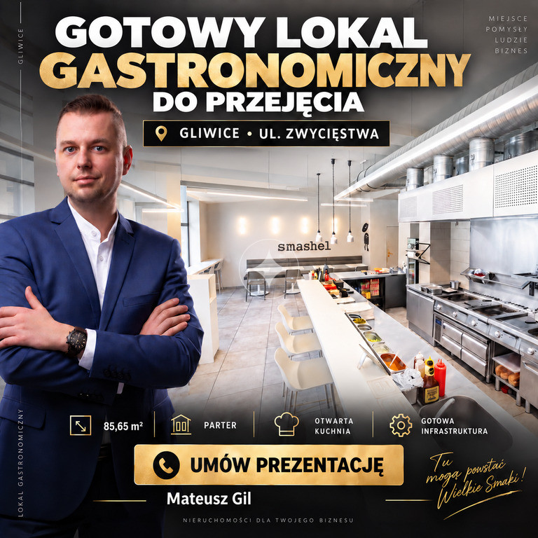 Nowa Cena! Gotowy Lokal ! Od Zaraz !